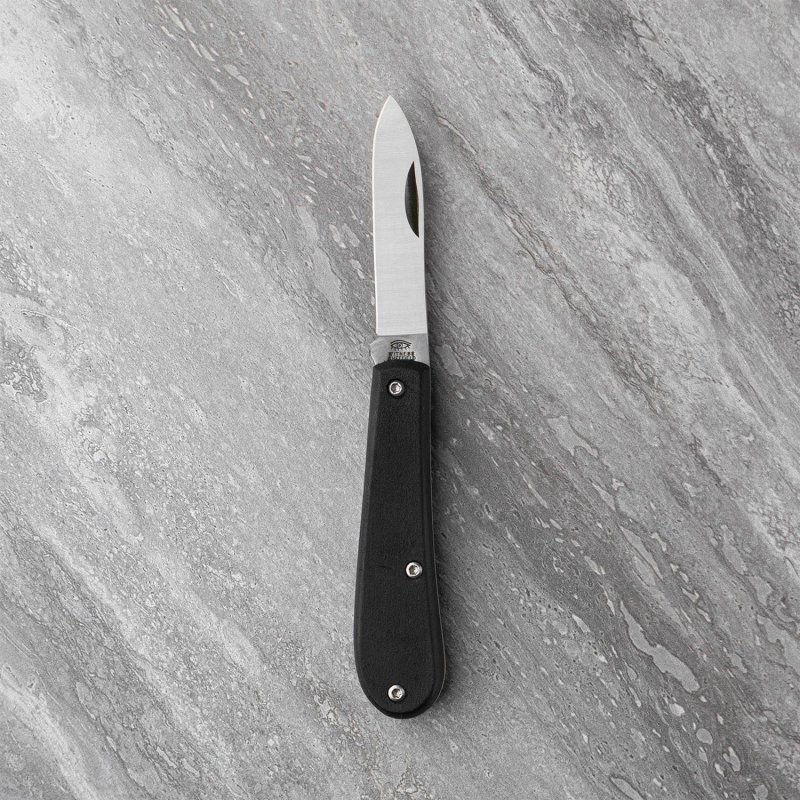 Made Pocket Knife Black - 2½" 6.2cm Blade