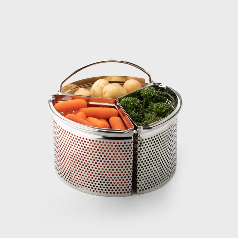 Metal Vegetable Steamer Basket Stainless Steel Folding - Temu