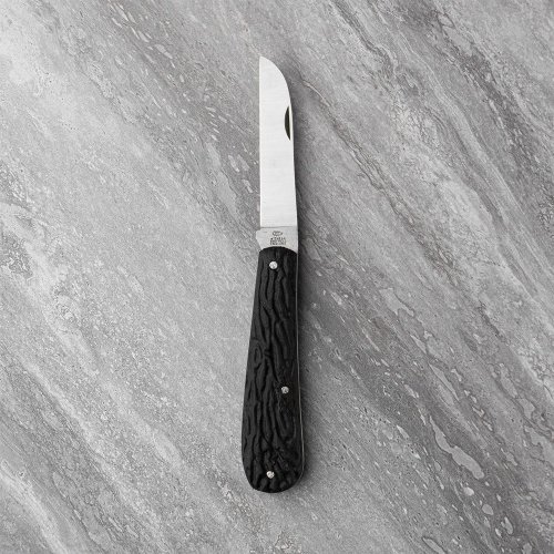 Sheffield Made Unbolstered Lambfoot Pocket Knife Black Imitation Stag - 2½" / 6.2cm Blade