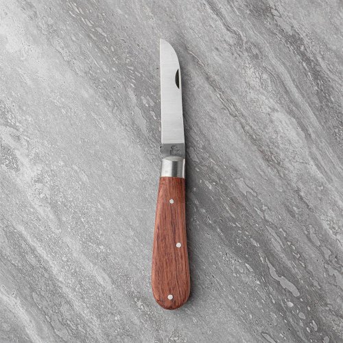 Sheffield Made Hardwood Handle Lambfoot Pocket Knife - 2½" / 6.2cm Blade