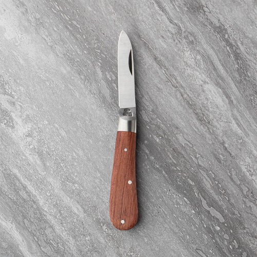 Sheffield Made Hardwood Handle Spear Point Pocket Knife - 2½" / 6.2cm Blade