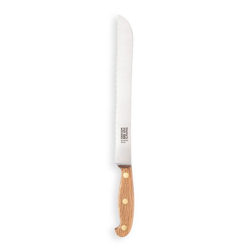 Heritage Oak Sheffield Made Bread Knife 23cm
