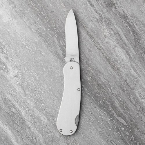 Sheffield Made All Stainless Drop Point Lock Knife