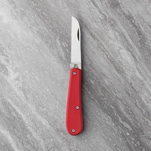 Endurance Sheffield Made Lambfoot Pocket Knife Red - 2½" / 6.2cm Blade
