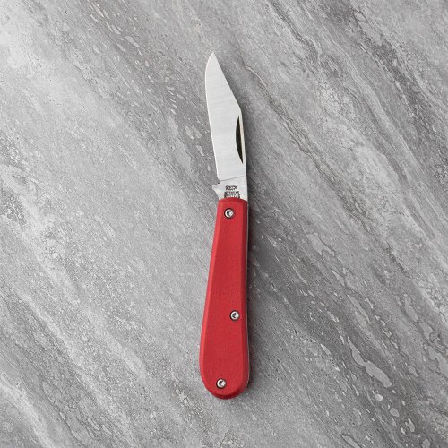 Endurance Sheffield Made Clip Point Knife Red - 2¼" / 5.7cm Blade