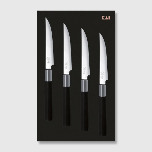 Wasabi Black 4 Piece Steak Knife Set