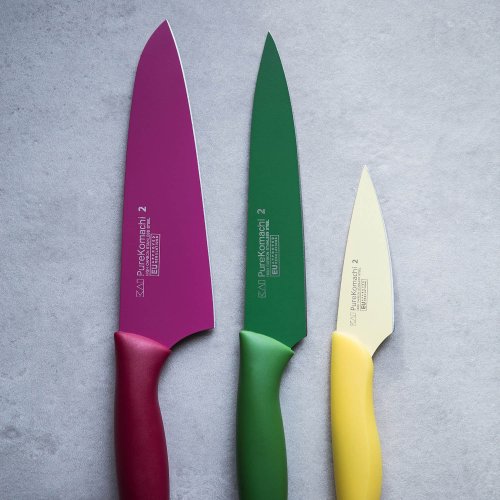 Pure Komachi 2 Paring, Utility & Vegetable Knife Set