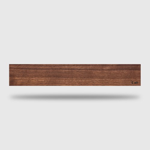 Walnut Magnetic Knife Rack for up to 6 Knives 39 x 6.5 x 3cm