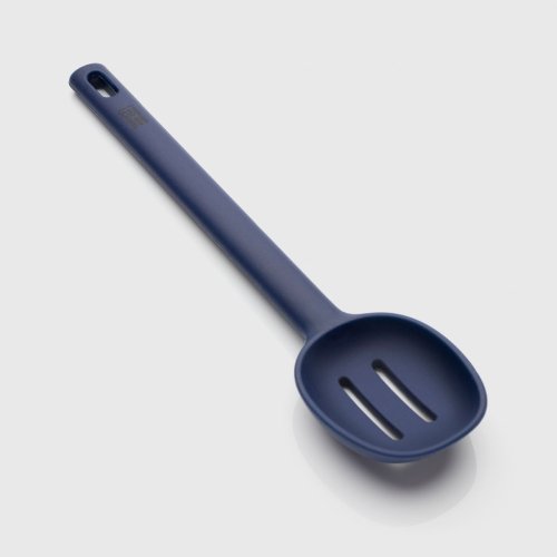 Juno Silicone Slotted Spoon 28cm Peacoat Blue