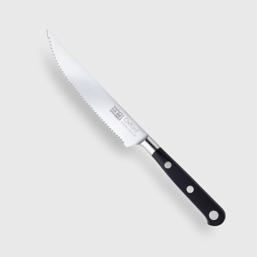 Oxford Brass Rivet Serrated Utility Knife 13cm