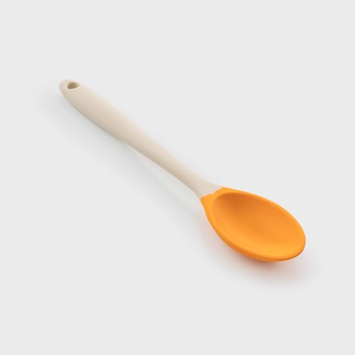 Two-Tone Buttermilk & Saffron Mini Silicone Spoon