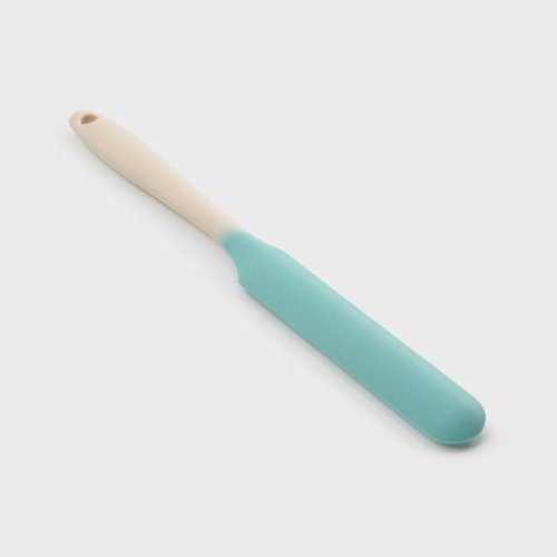 Two-Tone Buttermilk & Turquoise Mini Silicone Palette Knife