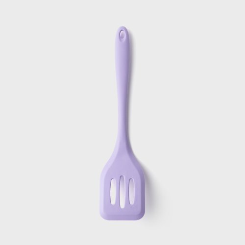 Lavender Silicone Slotted Turner