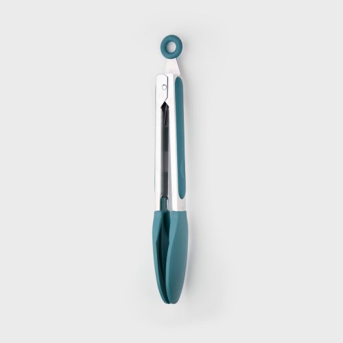 Stainless Steel Silicone Tongs Air Force Blue