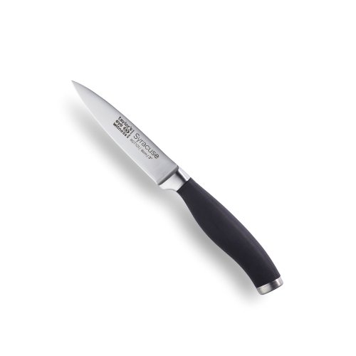 Syracuse Soft Grip Black Paring Knife 8cm