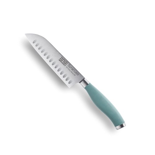 Syracuse Soft Grip Aqua Santoku Knife 13cm