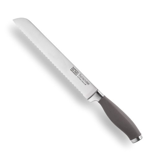 Syracuse Soft Grip Grey Bread Knife 20cm