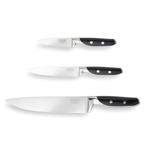 Sabatier Professional 116 Series 3 Piece Paring, All Purpose & 20cm Chef's Knife Set