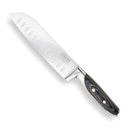 Sabatier Professional 116 Series Pakkawood Santoku Knife 18cm