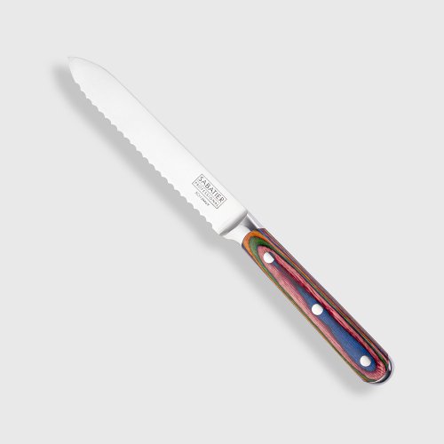 Sabatier Professional HB Series Pakkawood Serrated Utility Knife 12.5cm