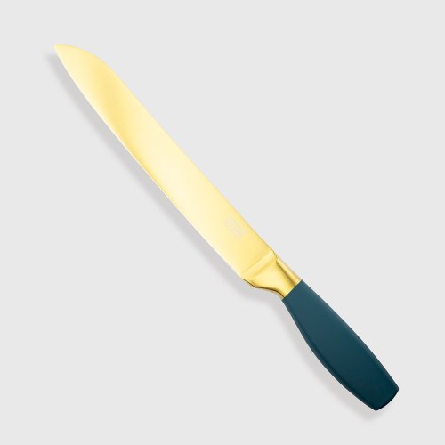 Satin Gold Peacock Soft Touch Carving Knife 20cm