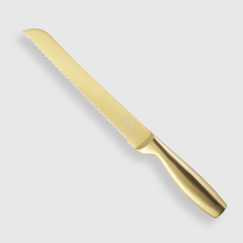 Satin Gold Bread Knife 20cm