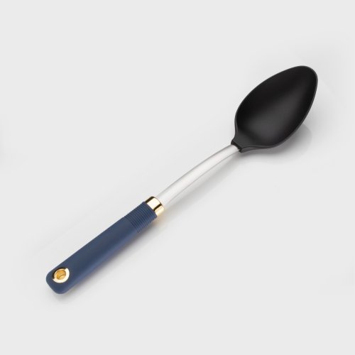 Deco Blue Soft Grip Nylon Serving Spoon