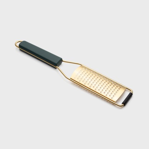 Medium Etched Grater Deco Green & Gold