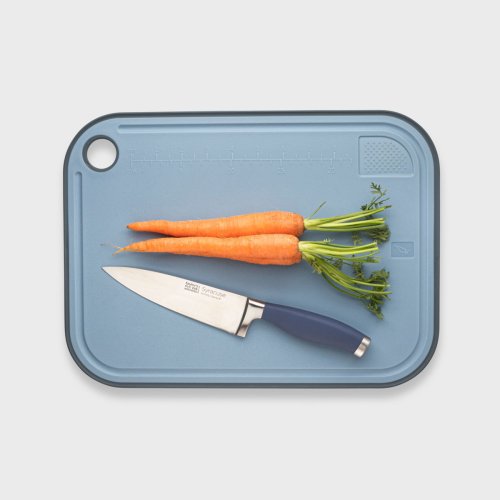 Large Double Sided Non Slip Cutting Board Cadet Grey