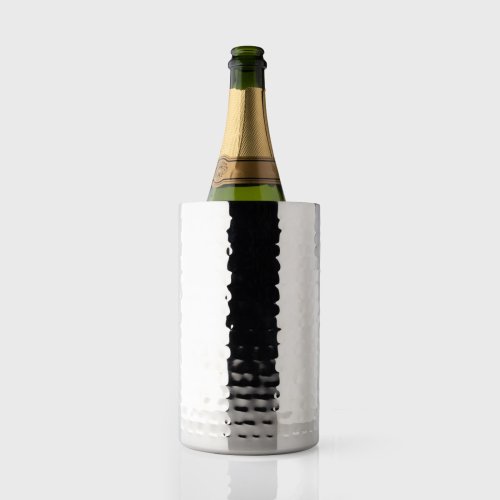 Taproom Glacette Wine Cooler, Hammered Stainless Steel
