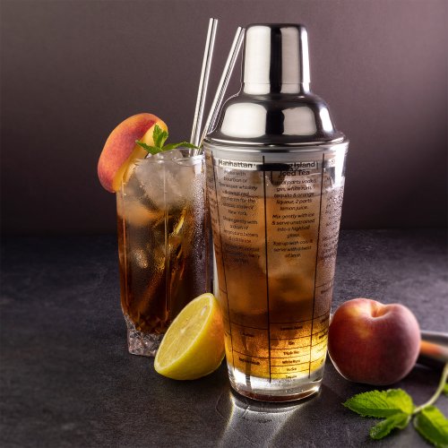 Taproom Glass Recipe Cocktail Shaker 400ml/ 14 fl oz